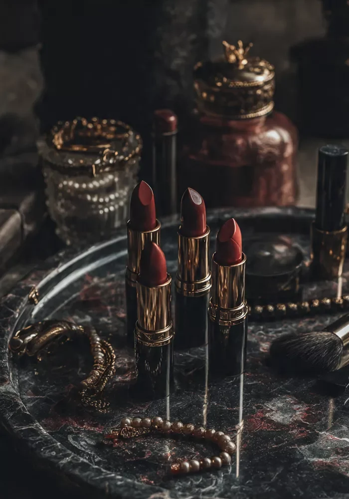 13 Dark Feminine Vanity & Makeup Corner Ideas