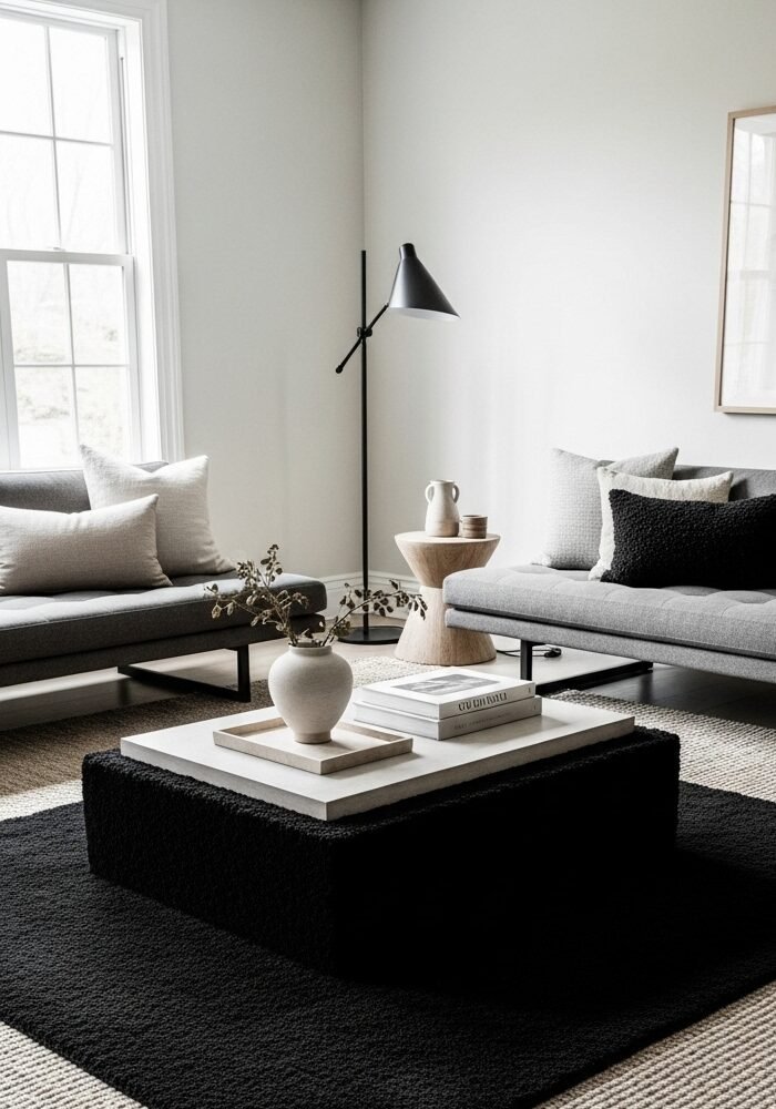 17 Black Rug Ideas for a Bold, Minimal Look