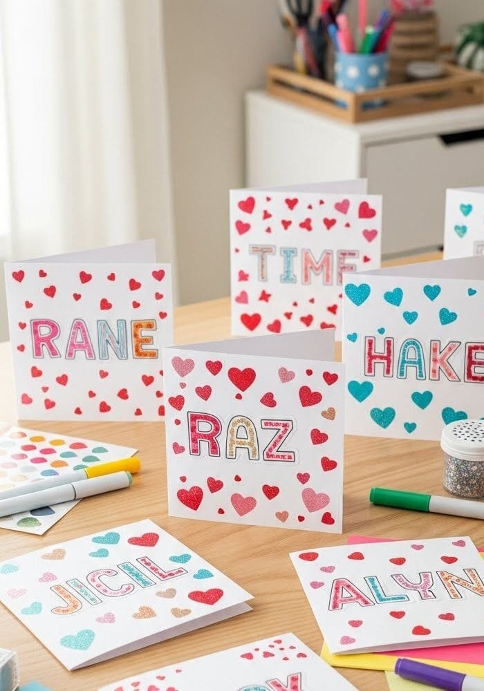 15 DIY Valentine Cards Kids Can Make Alone