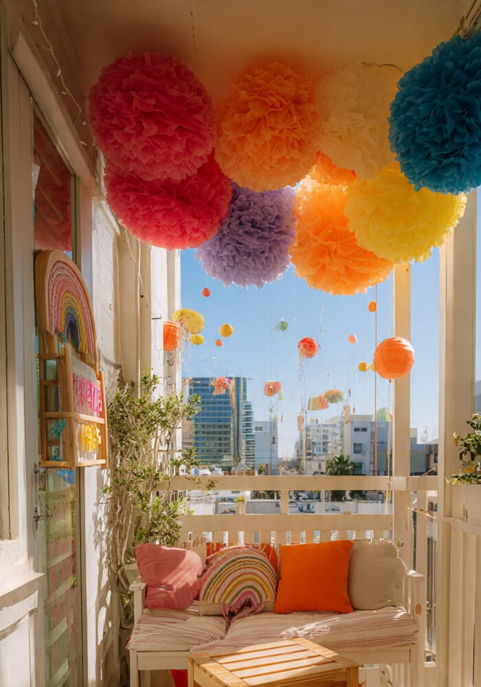 18 DIY Rainbow Balcony Ideas for Creative Play