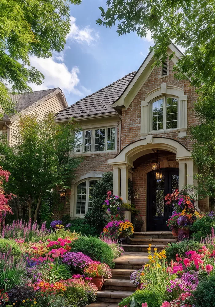 16 Colorful Front Yard Ideas to Brighten Your Home