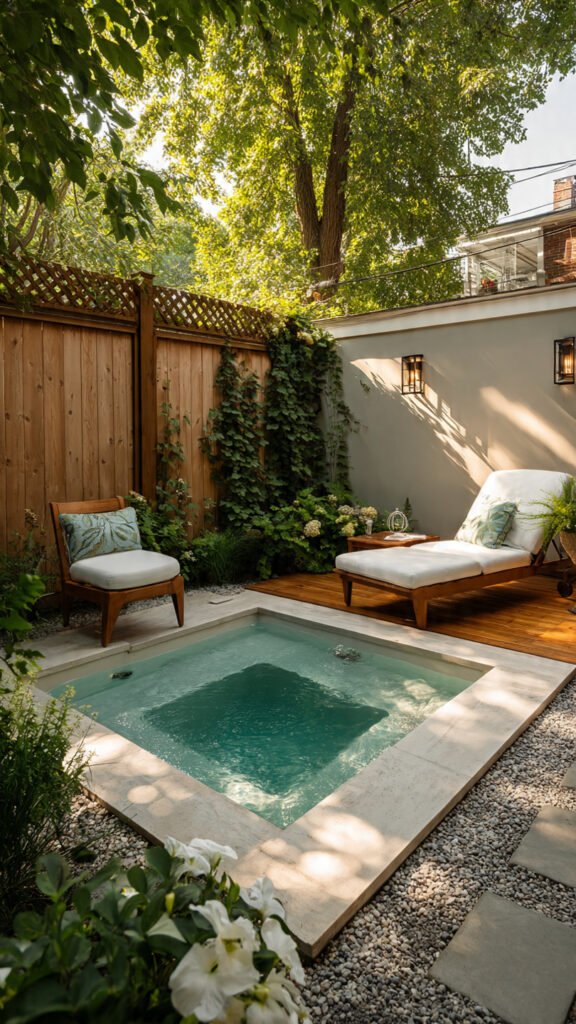 16 Small Outdoor Jacuzzi Ideas That Still Feel Luxury
