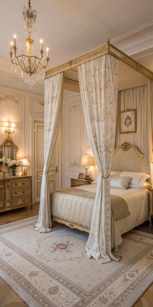 16 French-Inspired Vintage Bedroom Ideas