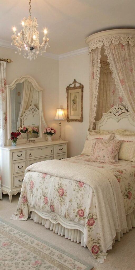 17 Elegant Floral Bedroom Ideas with Soft Colors