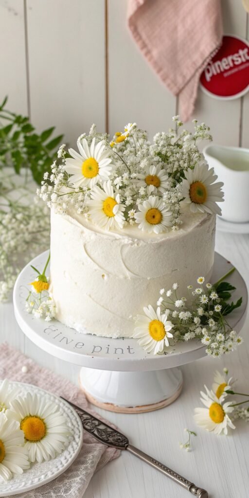 16 Baby in Bloom Baby Shower Cake Ideas