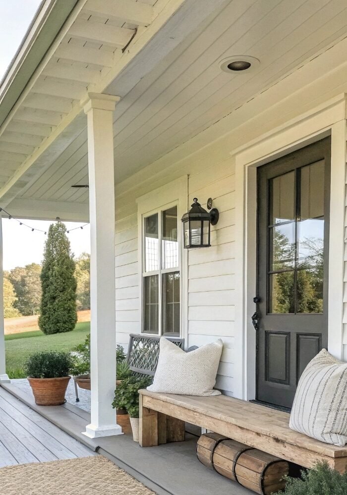 14 Farmhouse Front Door Decor Ideas You’ll Love