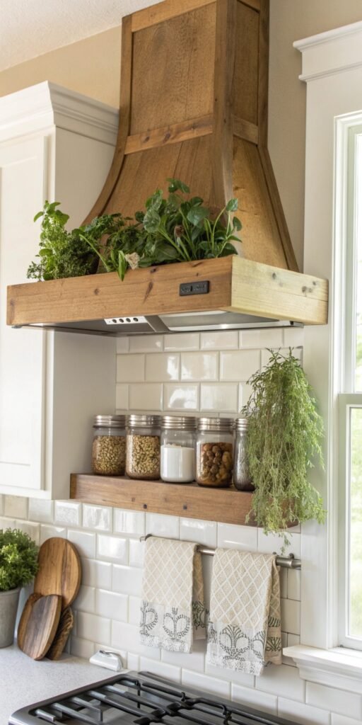 17 Small Kitchen DIY Vent Hood Cover Ideas
