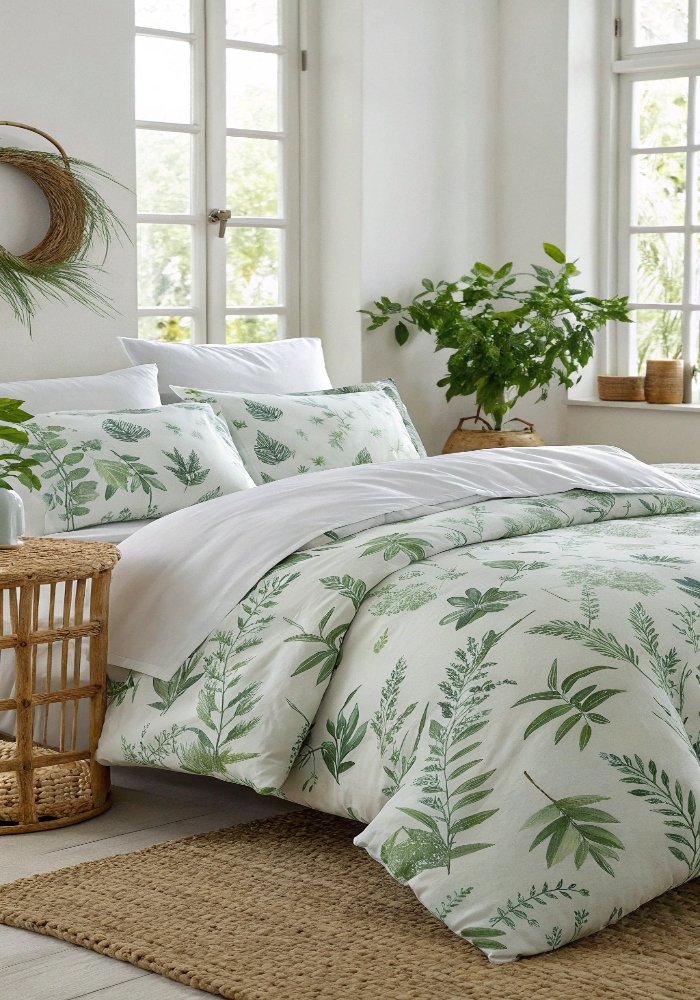 14 Green Bedding Ideas for a Calm and Fresh Bedroom