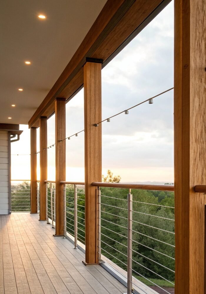 15 Minimalist Balcony Railing Ideas for a Sleek Look