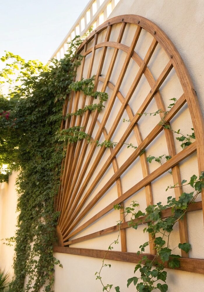 16 Wooden Garden Trellis Ideas for a Natural Look