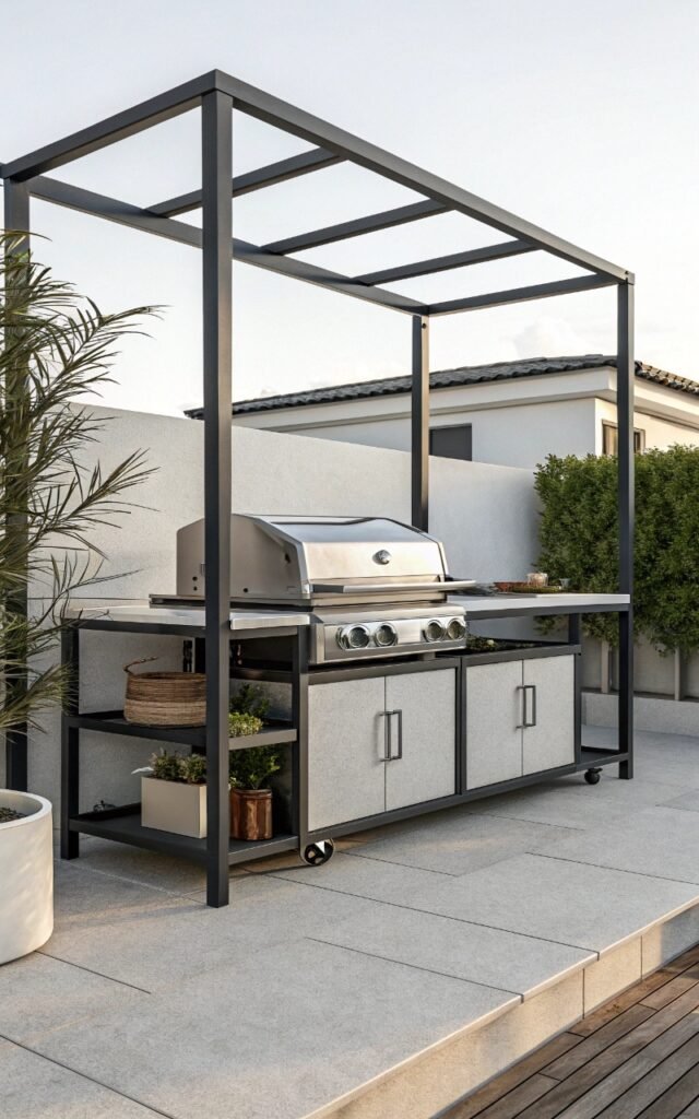 15 DIY Grill Station Ideas That Save Money and Space