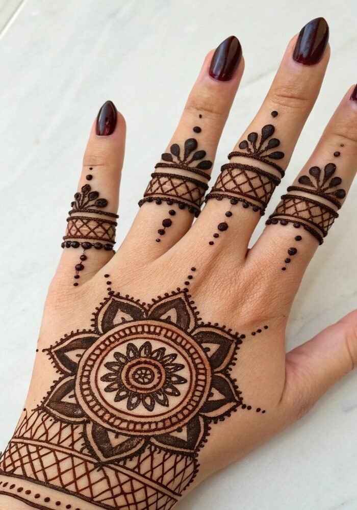 15 Modern Henna Designs for a Trendy Look