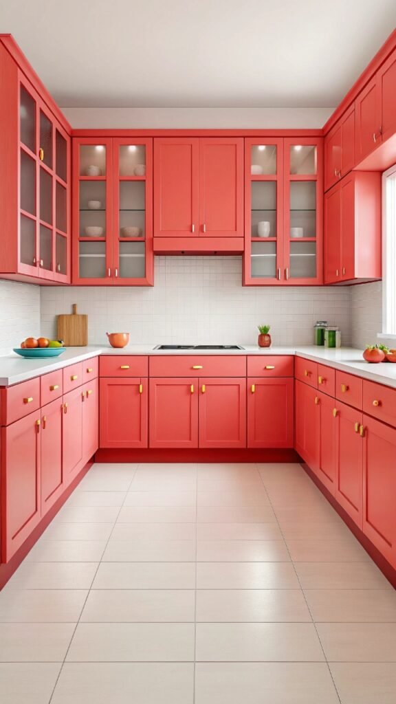 14 Red Kitchen Cabinet Color Ideas For A Vibrant Space