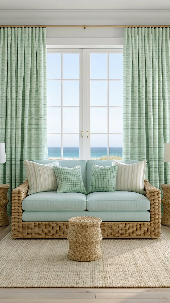 16 Cozy Blue And Green Living Room Decor Ideas