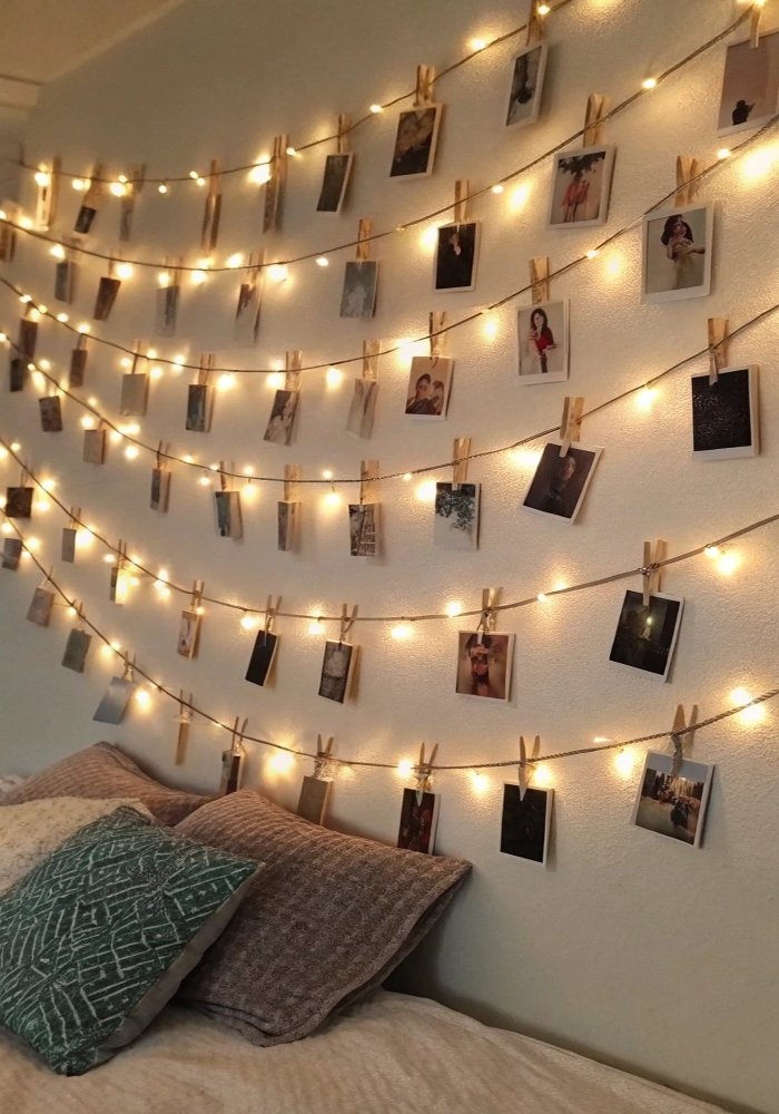 16 DIY Wall Decor with Lights on a Budget