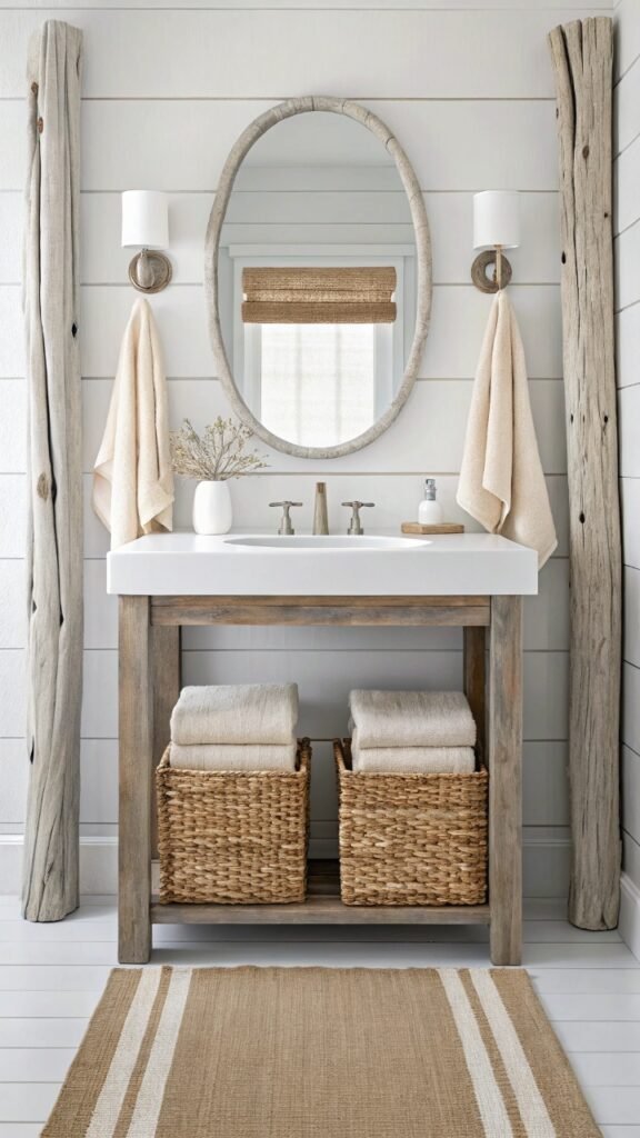 16 Coastal Summer Bathroom Ideas You’ll Want To Copy