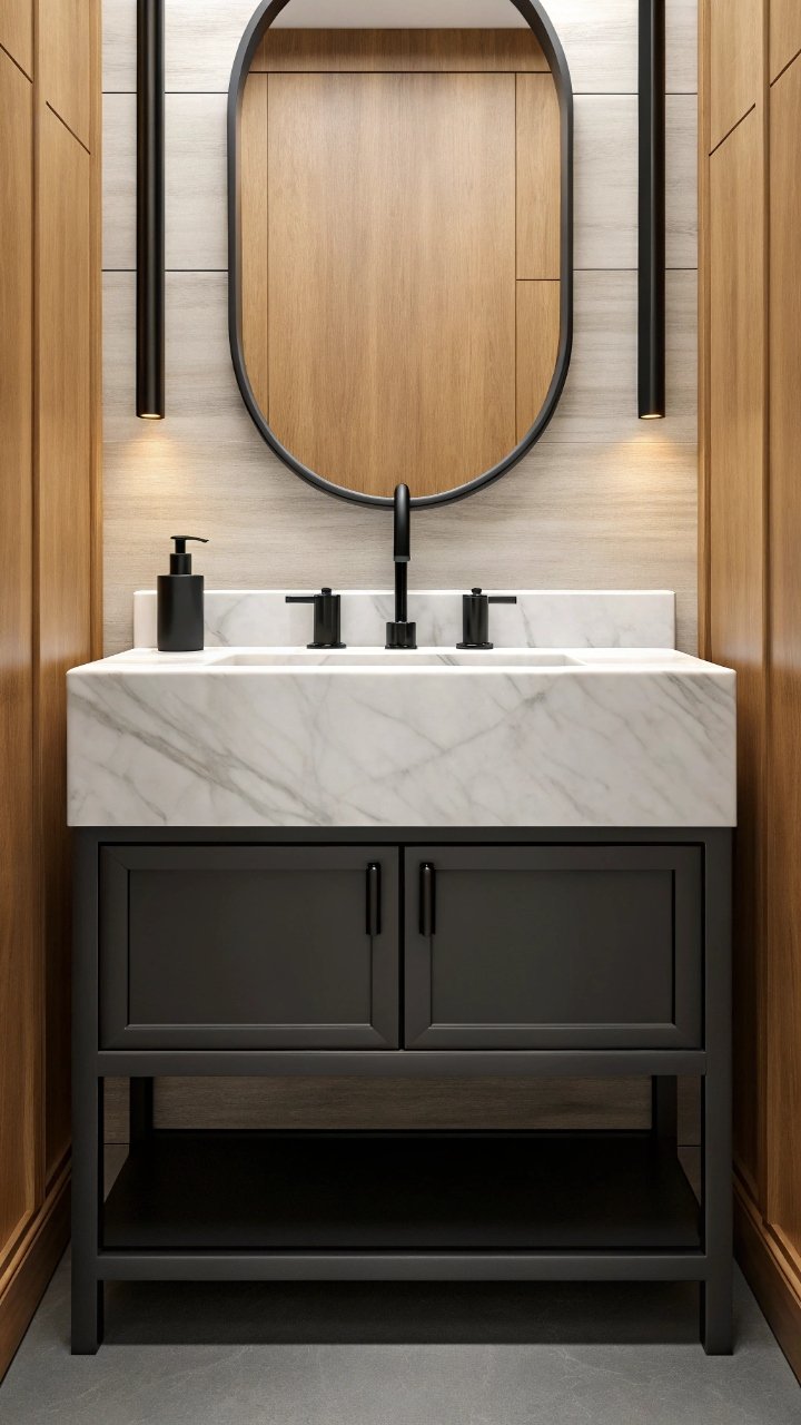 15 Chic Half Bath Decor Ideas With Modern Personality