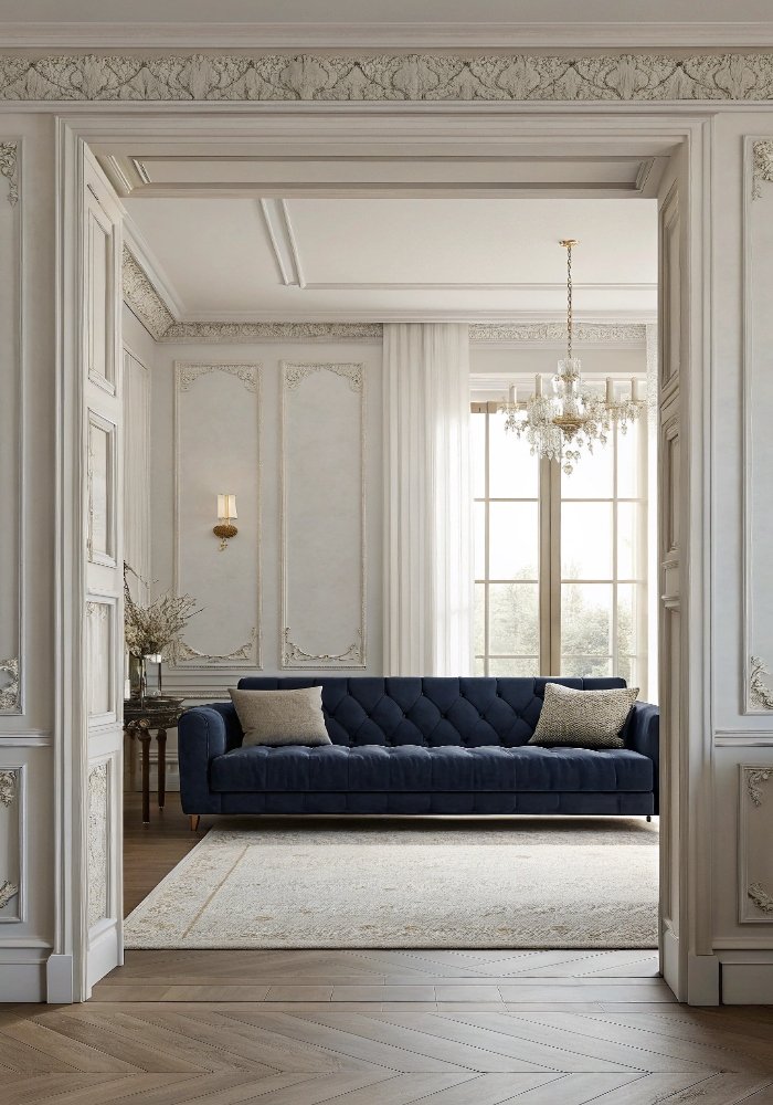 14 Navy Blue Living Room Ideas That Look Elegant