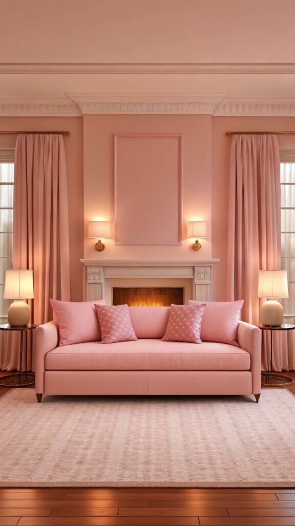 14 Beautiful Pink Sofa Living Rooms You’ll Want To Copy