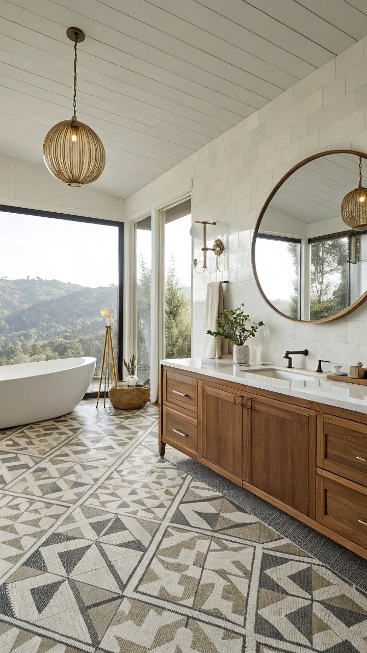 13 Mid Century Modern Bathroom Ideas for a Stylish Makeover