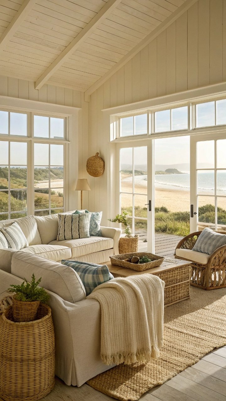 14 Beautiful Coastal Living Room Paint Colors You’ll Love