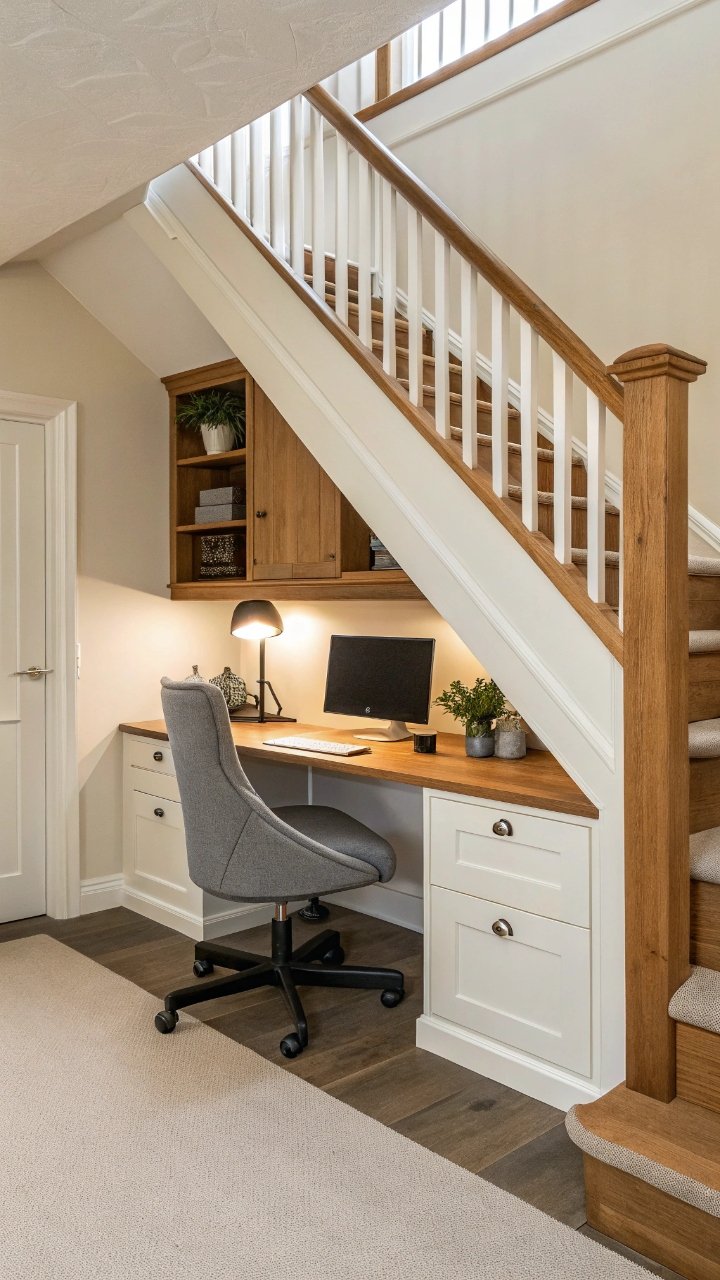 16 Understairs Office Ideas That Make Every Inch Feel Useful