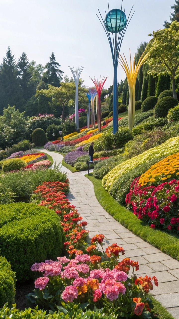 16 Glass Yard Art Ideas That Add Charm to Your Garden