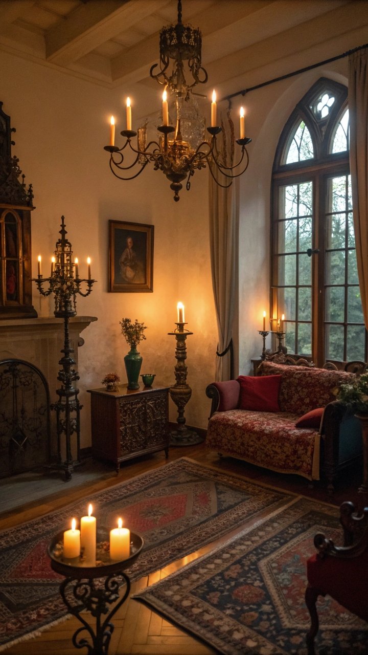 15 Stunning Whimsigoth Living Room Ideas That Feel Mystical