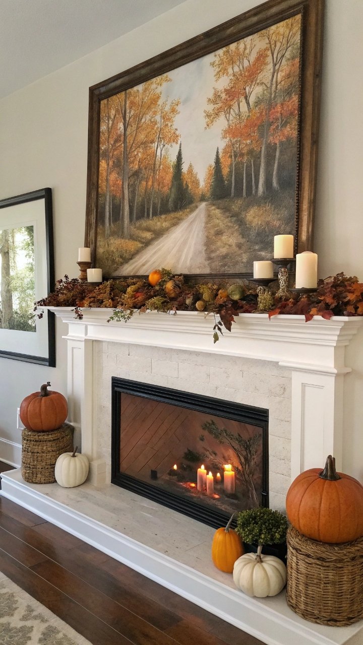 13 Fall Mantle Decor Ideas for a Cozy Autumn Home