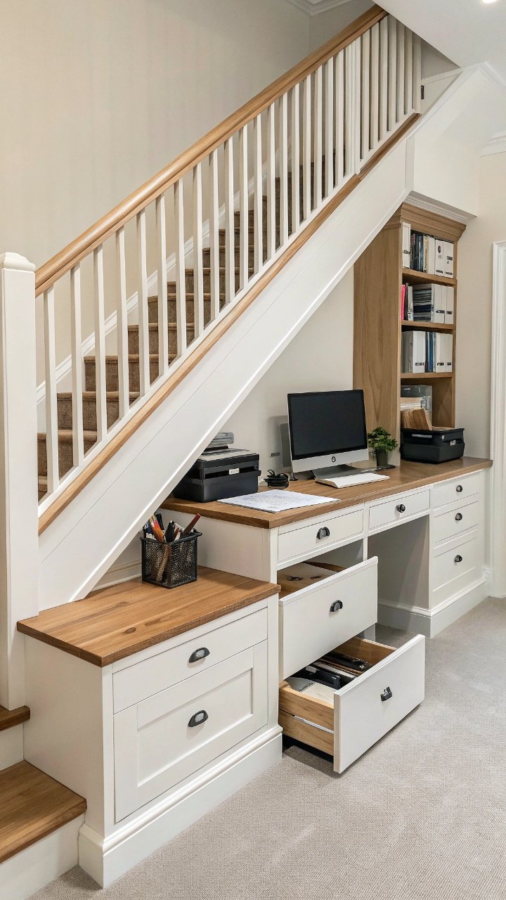 13 Clever Understairs Office Ideas for a Stylish Work-From-Home Setup