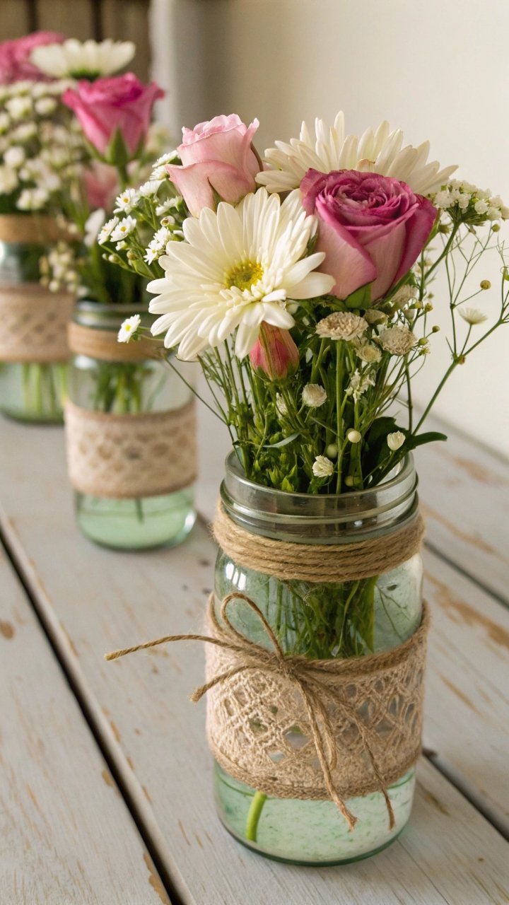 16 Colorful Mason Jar Crafts for a Fun Weekend Project